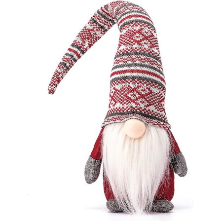 Jule-Nisse Håndlaget Svensk Tomte, Julepynt Ornamenter Takksigelsesdaggaver Svenske Nisser Tomte (rød stripe)