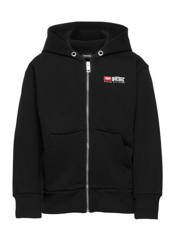 Salbyzip Over Sweat-Shirt Black Diesel