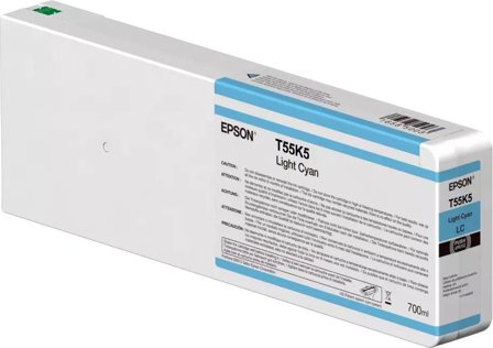 Epson T55K5 - lys cyan - original - blekkpatron