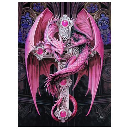 5d Diy Full Drill Diamond Painting Dragon Cross Stitch Broderi M Som På Bilden 1 30x40cm