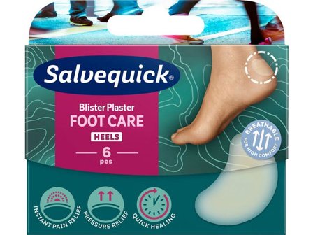 Salvequick Plåster FC Skavsår Medium 6/fp - Lyreco - Skyddsutrustning - Första Hjälpen - Plåster