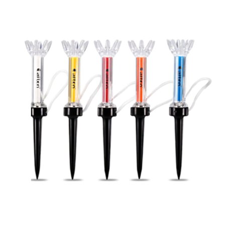 Magnetisk golf tee, 5 stk. 90mm/79mm holdbar fleksibel magnetisk