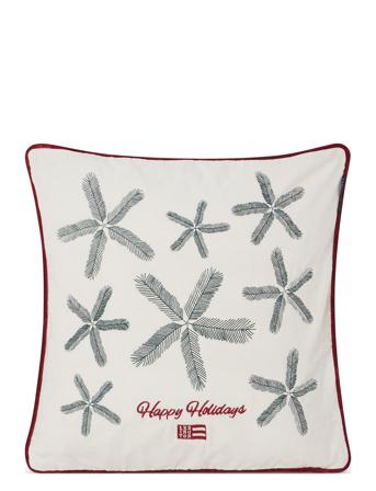 Spruce Stars Organic Cotton Velvet Pilllow Cover Lexington Home White