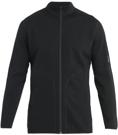Icebreaker M's Merino 560 Realfleece Elemental II LS Zip Black