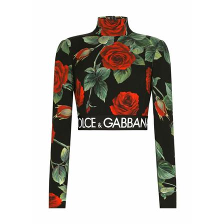 Dolce & Gabbana, Turtlenecks Czarny, Kobieta, Rozmiar: S