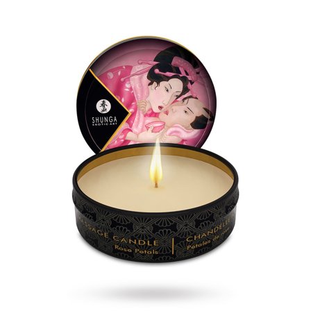 Massageljus - Rosblad - Vuxen.se - Aphrodisiac massageljus