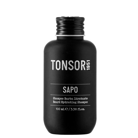 TONSOR1951 Rasatura e Cura della Barba Sapo - Shampoo Barba Idratante 100ml - Trattamento Barba