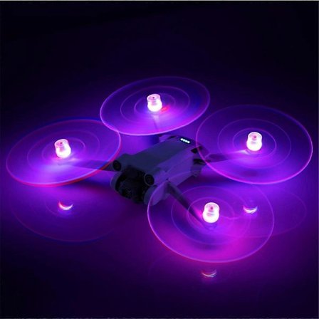 For Mini4 Pro/3 Pro/3 Drone Multifunksjonelle Bærbare LED Lysende Propellblader Propell