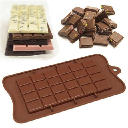 Fyrkantig Choklad Form Form Candy Socker Form