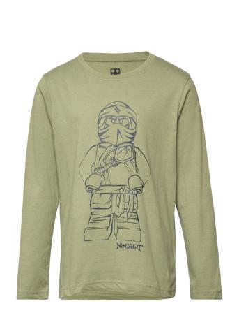 T-Shirt Ls T-shirts Long-sleeved T-shirts Grön Lego Wear