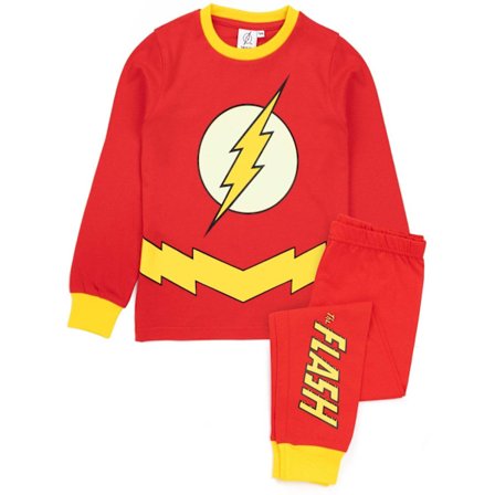 Flash børne-/børnlogoet Glow In The Dark Pyjamas sæt 11-12 Z
