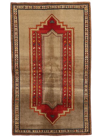 Oriental Qashqai Fine Rug 137X228 Brown/Black Wool, Persia/Iran
