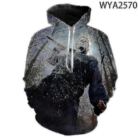 2023 Syksyn Halloween Kauhu Michael Myers 3D-printti Miesten Naisten Poikien ja Tyttöjen Hupparit Harajuku Katumuoti Hupulliset Collegepaidat Pusero