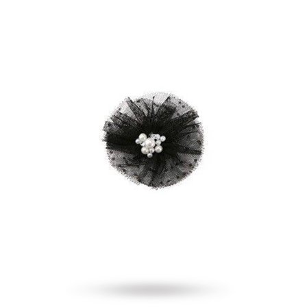 Puppy Angel - Big Blossom Hairpin Svart - Pälsvård