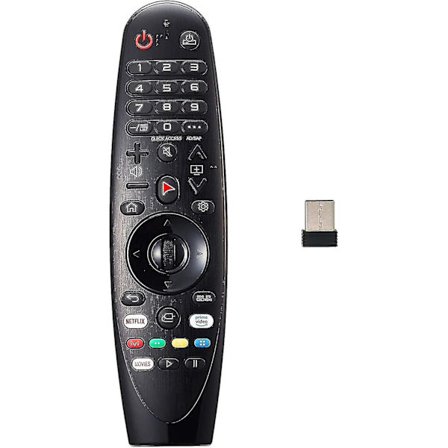 Ny kompatibel An-mr19ba for Tlcommande Lg Smart Tv 2.4g trådløs Tlvision Universal Tlvision Control Lg fjernkontroll W/ai Thinq An-mr600 An_gift Of
