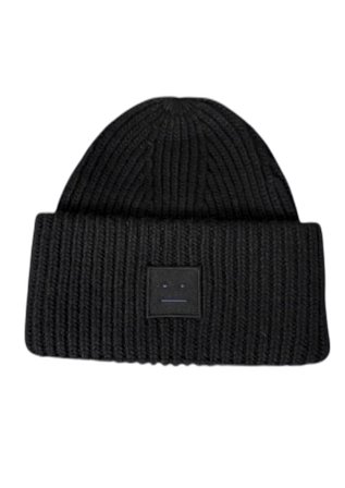 Svart ribbad mössa från Acne Studios