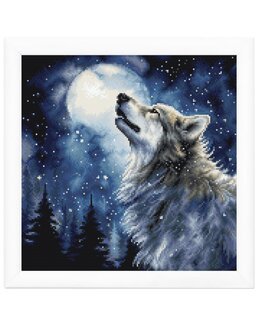 Broderikit Billede Snefald - LetiStitch