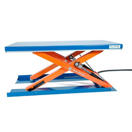 Lågbyggt lyftbord, 1000 kg, 1500x800 mm