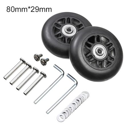 2st Byt hjul Resbagagehjul 80MM*29MM