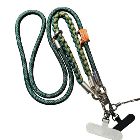 Mobilbånd til udendørs sport Justerbar halsrem Universal Etui Crossbody Skulderrem Antitab rød