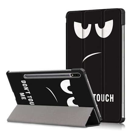 Samsung Galaxy Tab S7/S8 Kotelo Tri-fold Don't Touch Me