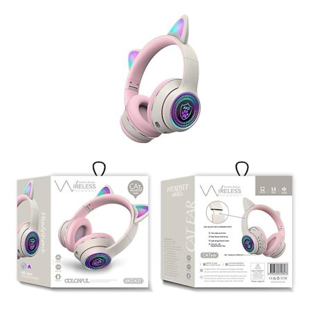 Bluetooth & Med Mikrofon & Kompatibel & Bekväm & LED-Ljus Trådlös Bluetooth