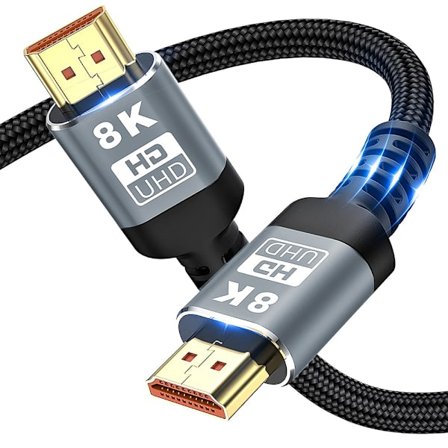 8K HDMI-kabel 3m, certifierad 1ms 48Gbps Ultra High Speed HDMI 2.1-kabel 8k 60Hz