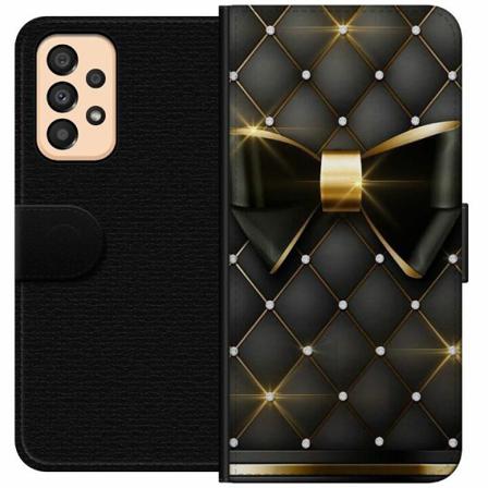 Samsung Galaxy A33 5g Plånboksfodral Gyllene Rosett