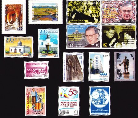 Uruguay - Frimærkepakke - Postfrisk