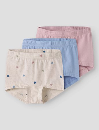 name it Nmftights 3P Peyote Hearts Noos - Cream - 104