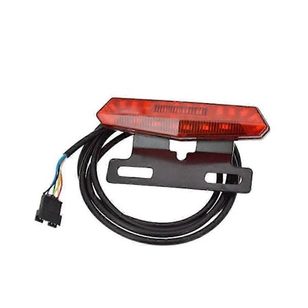 36V/48V Elektrisk Cykel Highlight Baglygte Bremselys Natkørsel Lys Scooter LED Styring L
