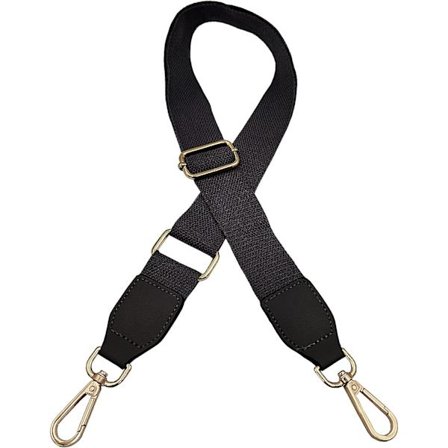 Säädettävä 3,8 cm leveä olkahihna naisten käsilaukkuketjuihin, DIY-tarvikkeet (musta)
