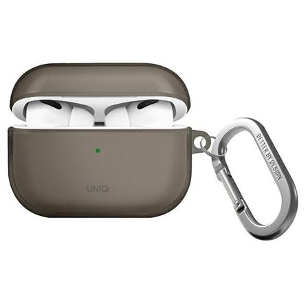 Uniq Glase AirPods 2 -kotelo - Puoliksi läpinäkyvä