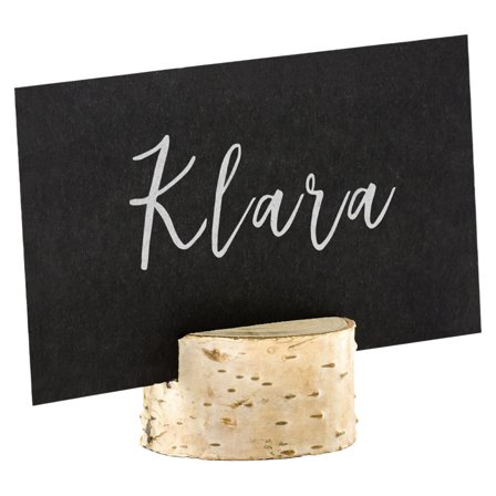 Rund Bordkortholder Træ