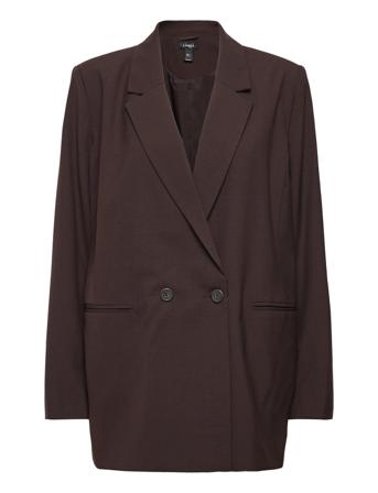 Blazer Mia Blazers Single Breasted Blazers Brun Lindex