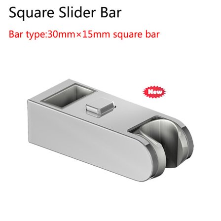 Ny ABS elektropläterad formula stång 30 * 15 lyftande fyrkantig glid