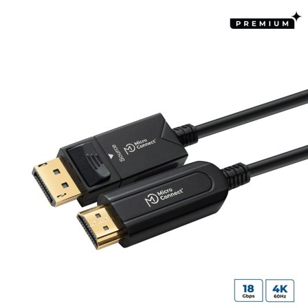 MicroConnect Premium adapterkabel - 15 m