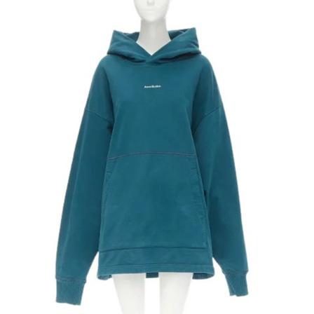 Acne Studios Pre-owned, Pre-owned Cotton tops Blauw, Dames, Maat:M,Katoen,print