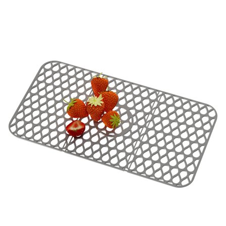 66X35CM Matte Silikon Kjøkkenvask Beskyttelsesmatte, Silikon Benkeplate Beskyttelsesvask Matte kompatibel Baderom Kjøkken Benkeplate