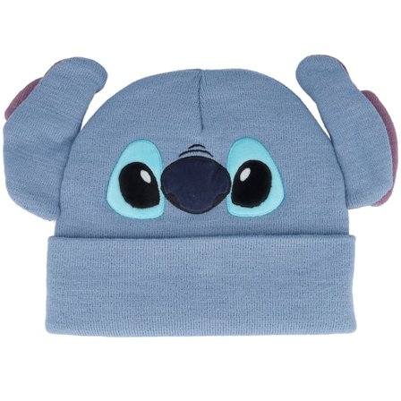 Difuzed - Modrá cuff Beanie - Disney Lilo & Stitch Novelty Beanie Cuff @ Hatstore