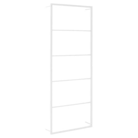 Vidaxl Handdukshängare Vit 45x10x115 Cm Stål Vit