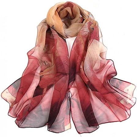 Naisten kevyet huivi, muodikkaat huivi, kukkakuvioinen huivi, huivi, pashmina, W04