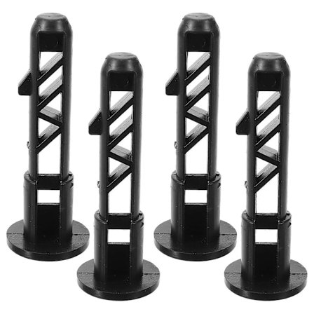 4 stk. udendørs skraldespandslåse, skraldespandslåse med hjul, låg, skraldespand, låsestift