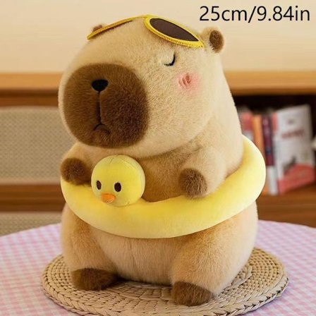 Gul Anka Badring Capybara Plyschleksak 20cm (BR)