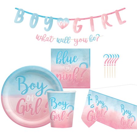 Babyshower Set Boy or Girl 35-pack