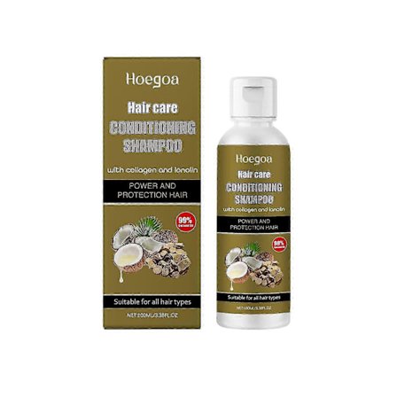 Örtshampo med Vitamin E & Lakritsextrakt - Återfuktande, Mild Rengöring för Frisk Hårbotten & Friskt Hår