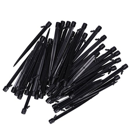 50 kpl 1/4 maahan upotettavaa kastelutiputin, tippukastelu puutarhan kastelujärjestelmään