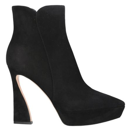 Gianvito Rossi, Boots Vertigo 85 Zwart, Dames, Maat:39 EU