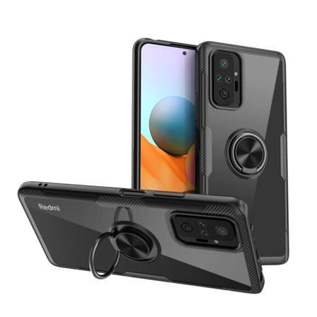 Xiaomi Redmi Note 10 Pro - Hybrid Ring Skal - Svart Svart