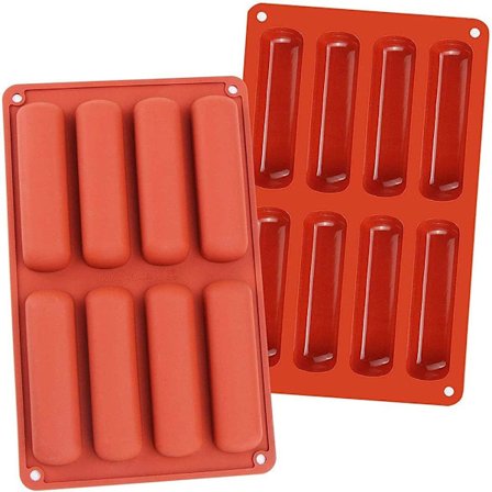 2 kpl Suorakulmainen Silikonimuotti, Kakkuvuoka, Suorakulmainen